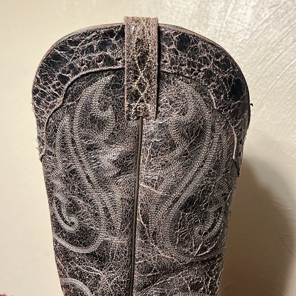Ariat Heritage Western Shattered Distressed Boots Women’s Size 9 - Picture 5 of 17
